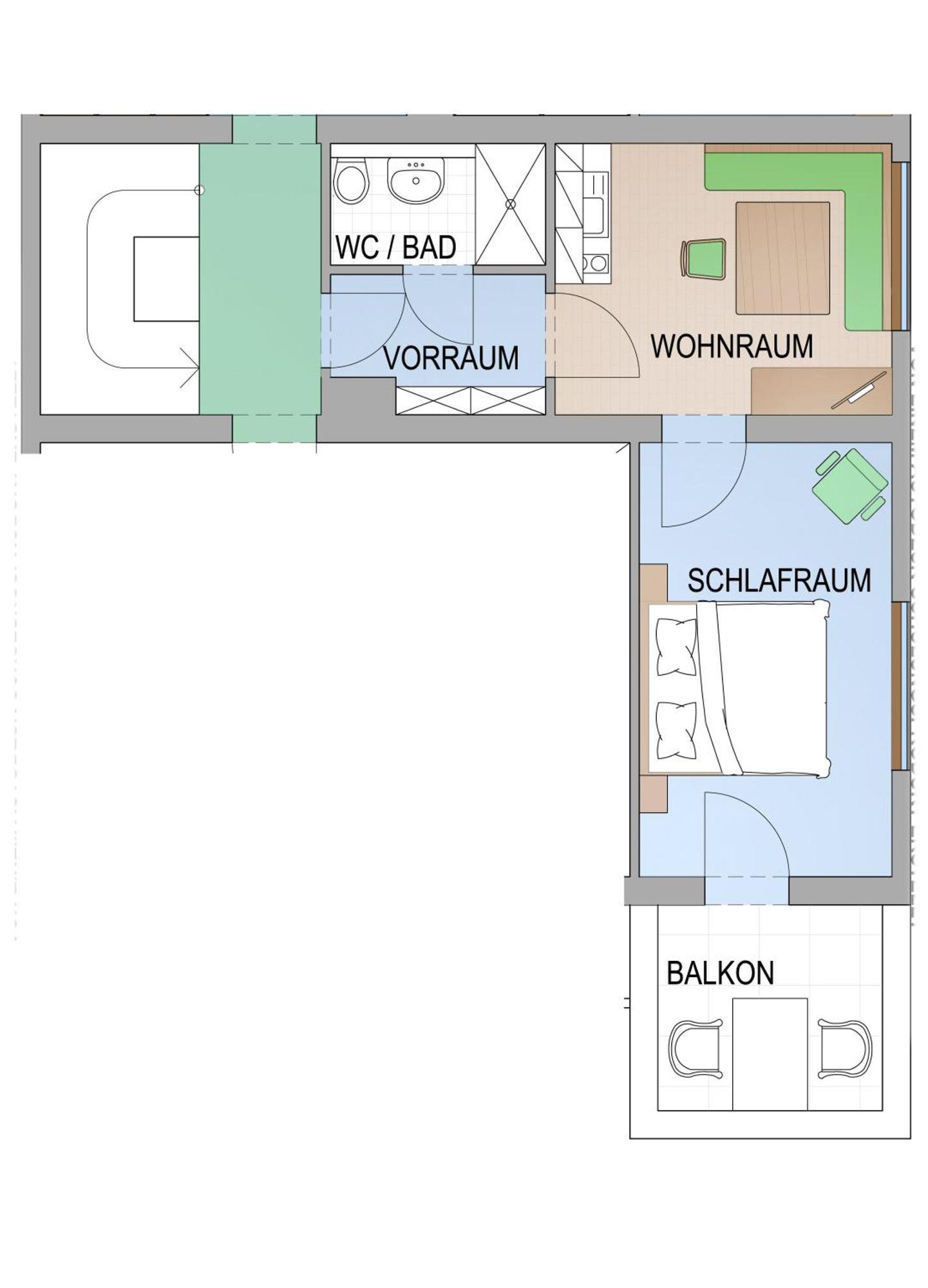 Appartement Scheibling Saint Wolfgang Habitación foto