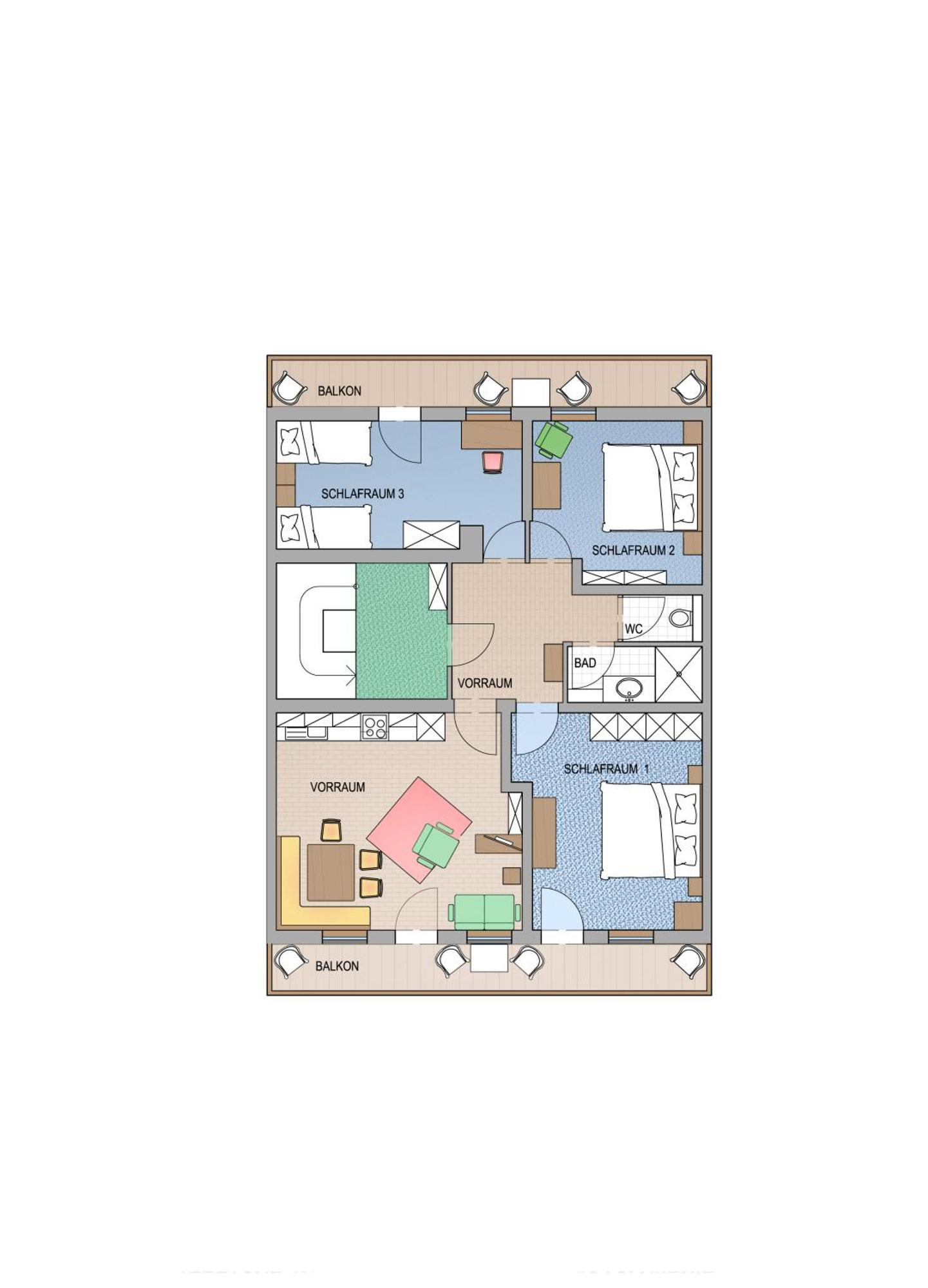 Appartement Scheibling Saint Wolfgang Habitación foto